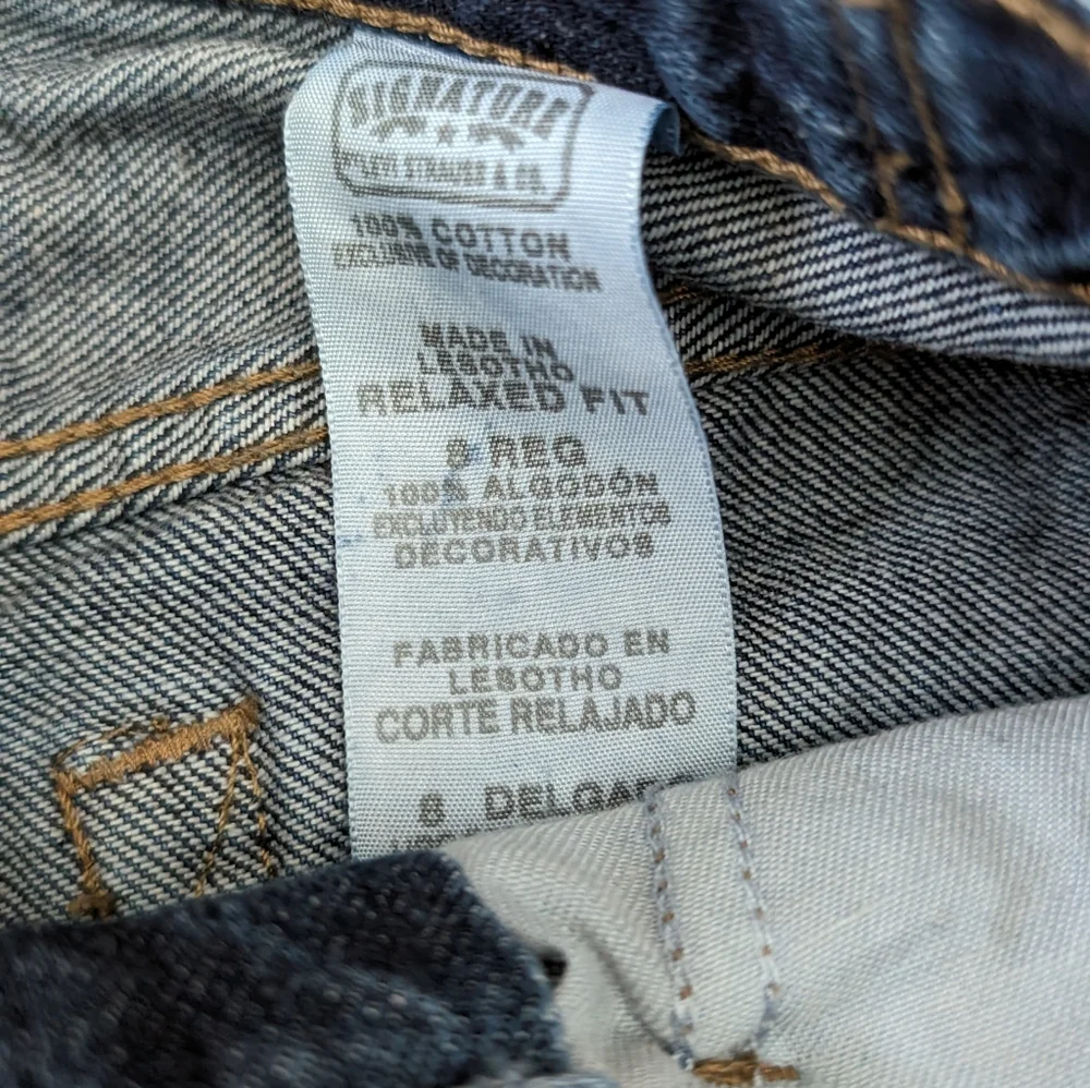 Levi's Youth Denim Jeans Wide Leg Straight Fit - Picture 7 of 9
